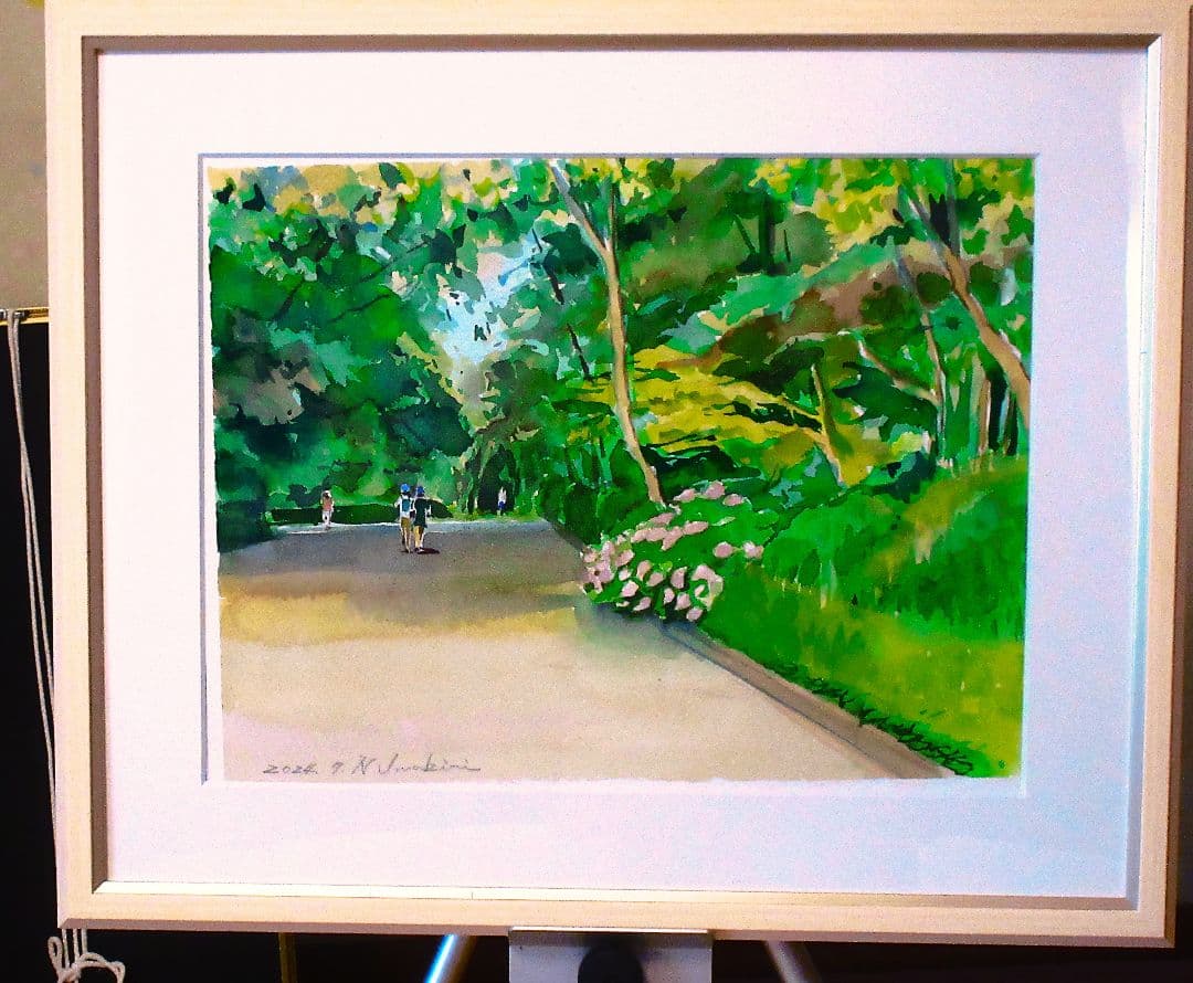 水彩画 (上野公園 2022年 )