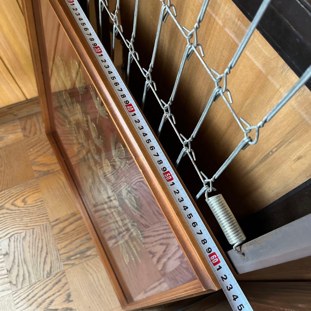 ヴィンテージ孔雀額装