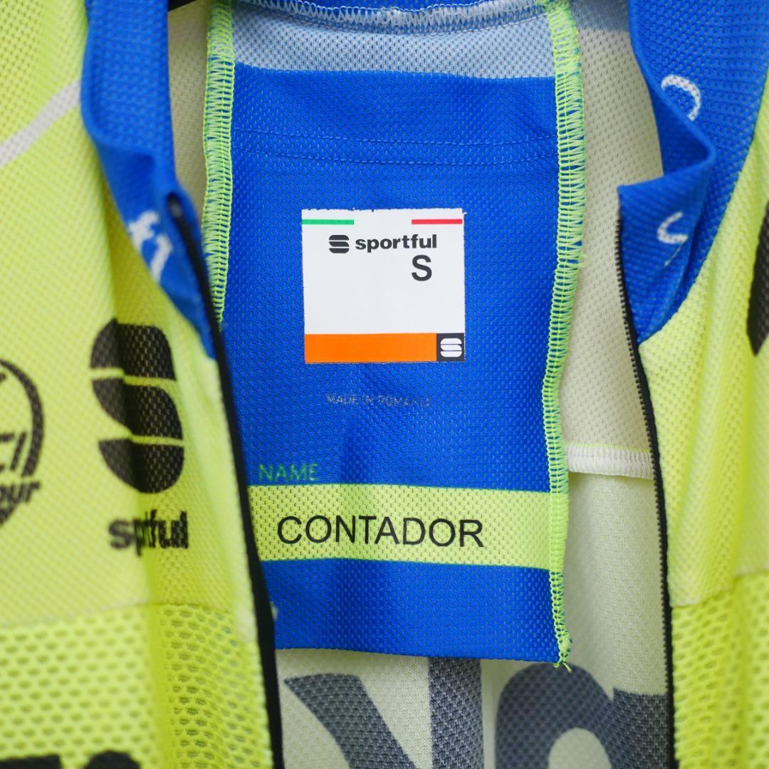 選手支給品 ティンコフサクソバンク コンタドール ロードスーツ スキンスーツ