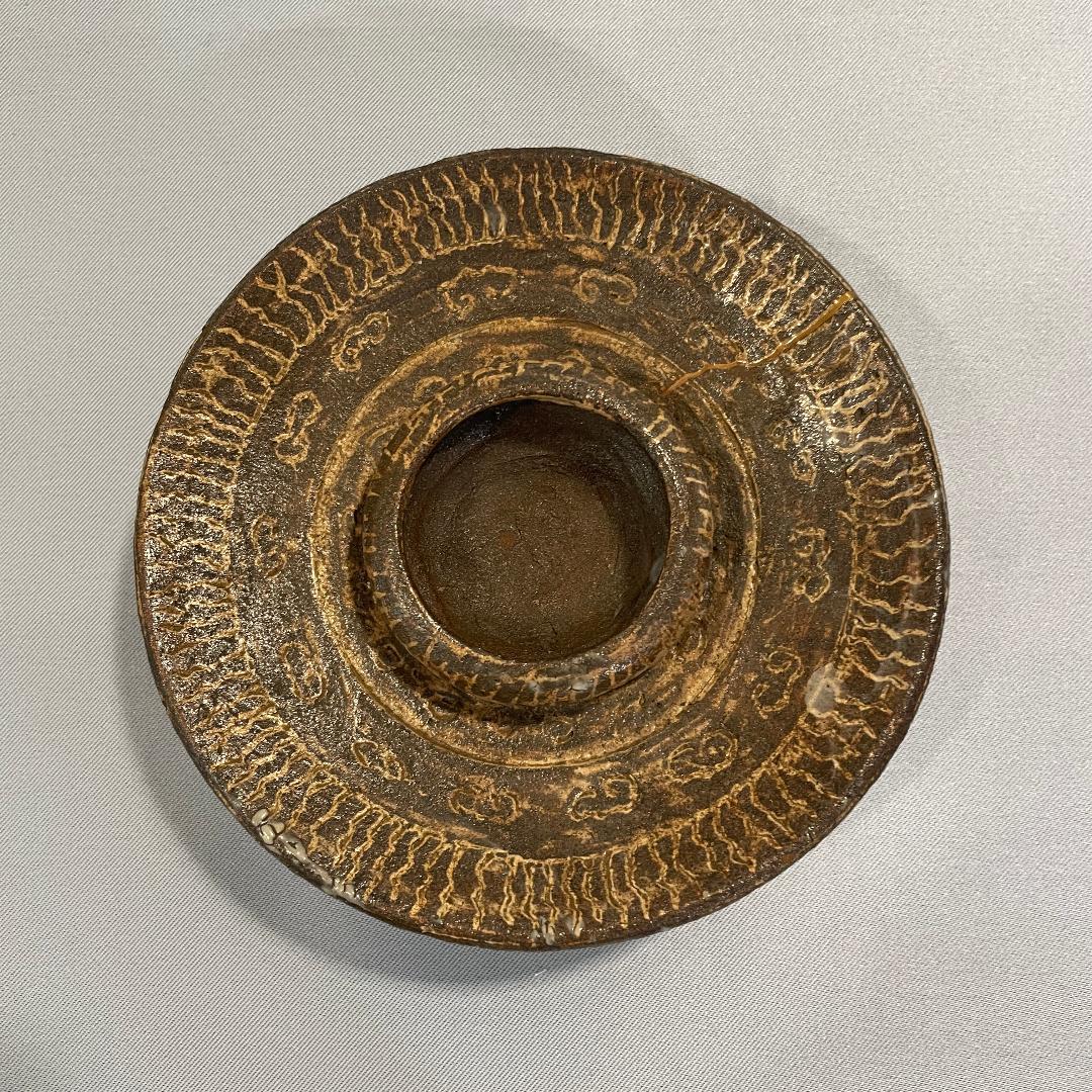 骨董品です！高麗焼 御本三島 盃台  K2288