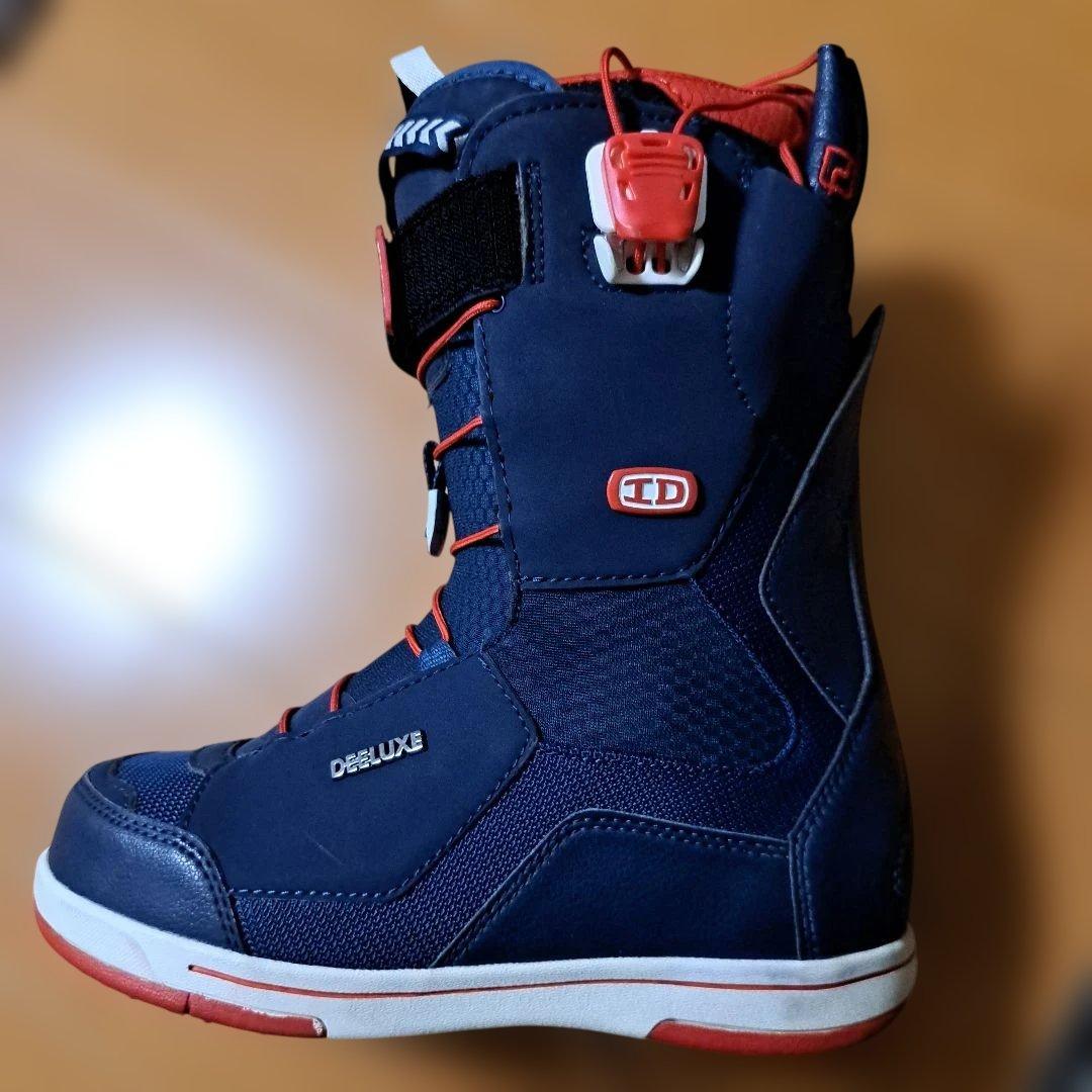 DEELUXE スノーボードブーツ ID 6.1 ネイビー/レッド 25.5美品