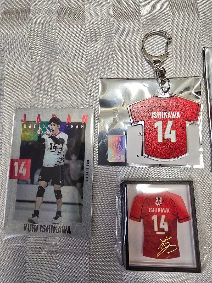新品★ 石川祐希選手 SET ユニフォームマグネット ユニフォームアクキー 等