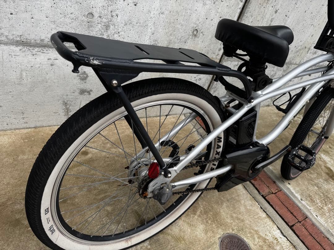 電動アシスト自転車 Panasonic BP02 26型 内装3段変速 シルバー