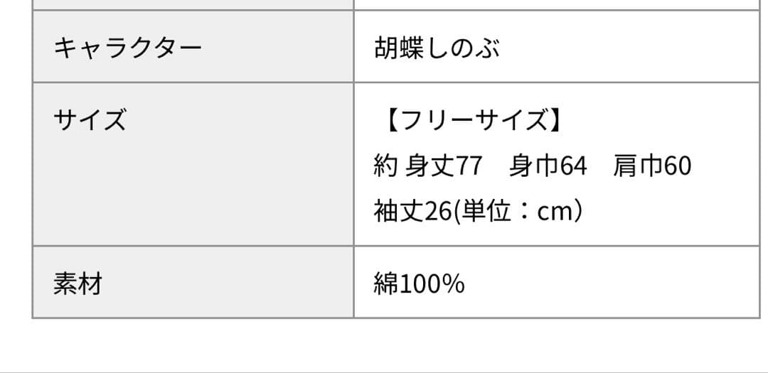 鬼滅の刃 ポケット付 ビッグシルエットTシャツ バースデイ 2025 胡蝶しのぶ