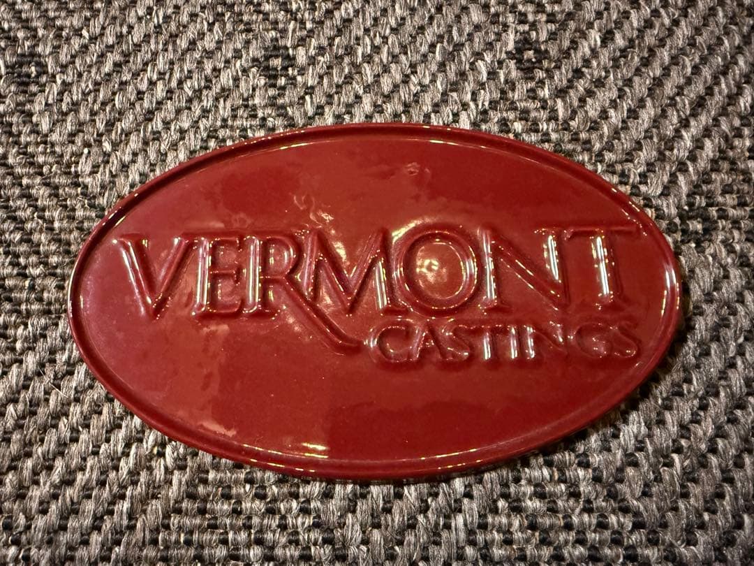 VERMONT CASTINGS 鋳鉄製　ホウロウレッド　カラーサンプルプレート