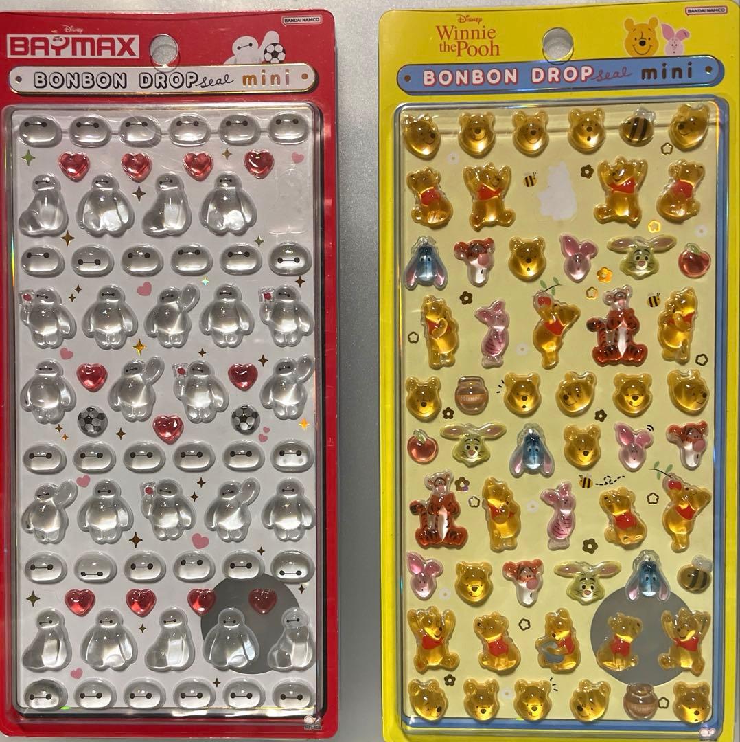 正規品ディズニー　プチドロ　ボンドロ　ミニ　シール　まとめ買売り　７枚セット