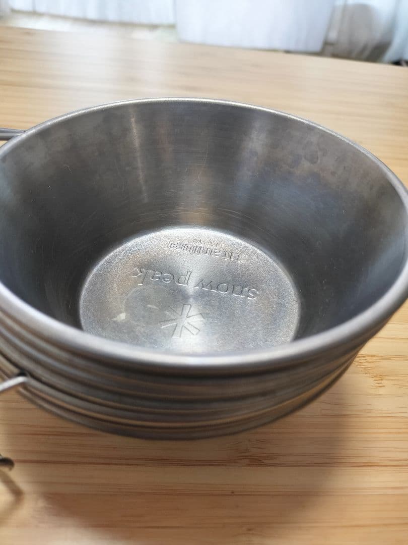  Peak シェラカップ 7個セット チタン製