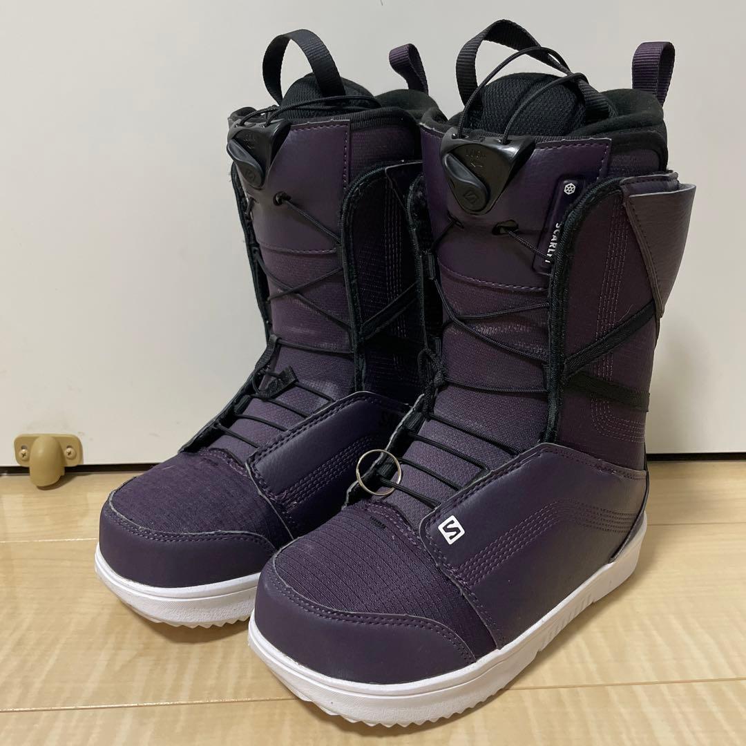 【美品_即日発送】22-23モデル　ブーツ　サロモンSCARLET 23.5cm