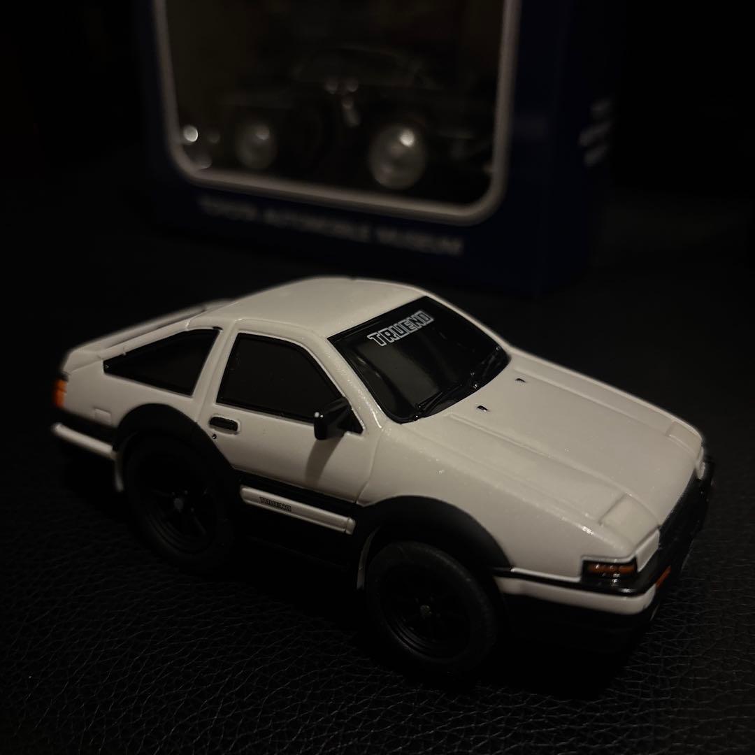 トヨタ自動車博物館プルバックカー 4台セット　クラウン　カローラ　トレノ　レビン