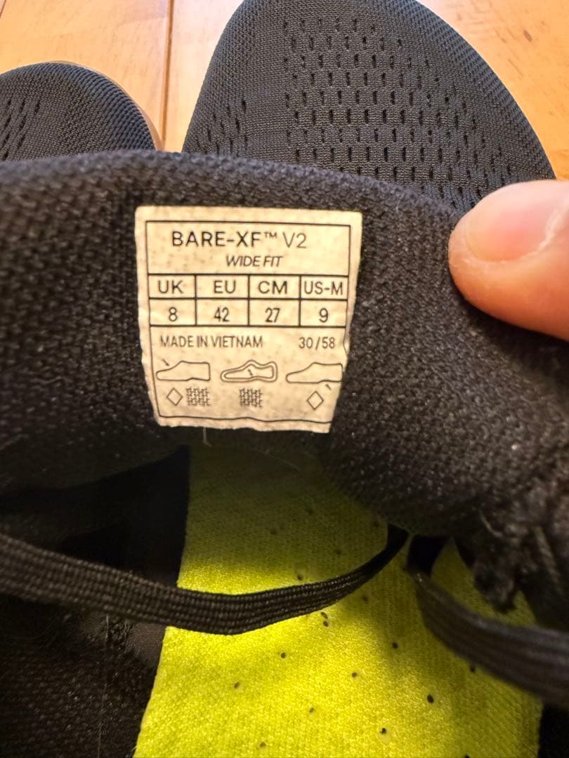 イノヴェイト INOV8 BARE-XF V2 27cm