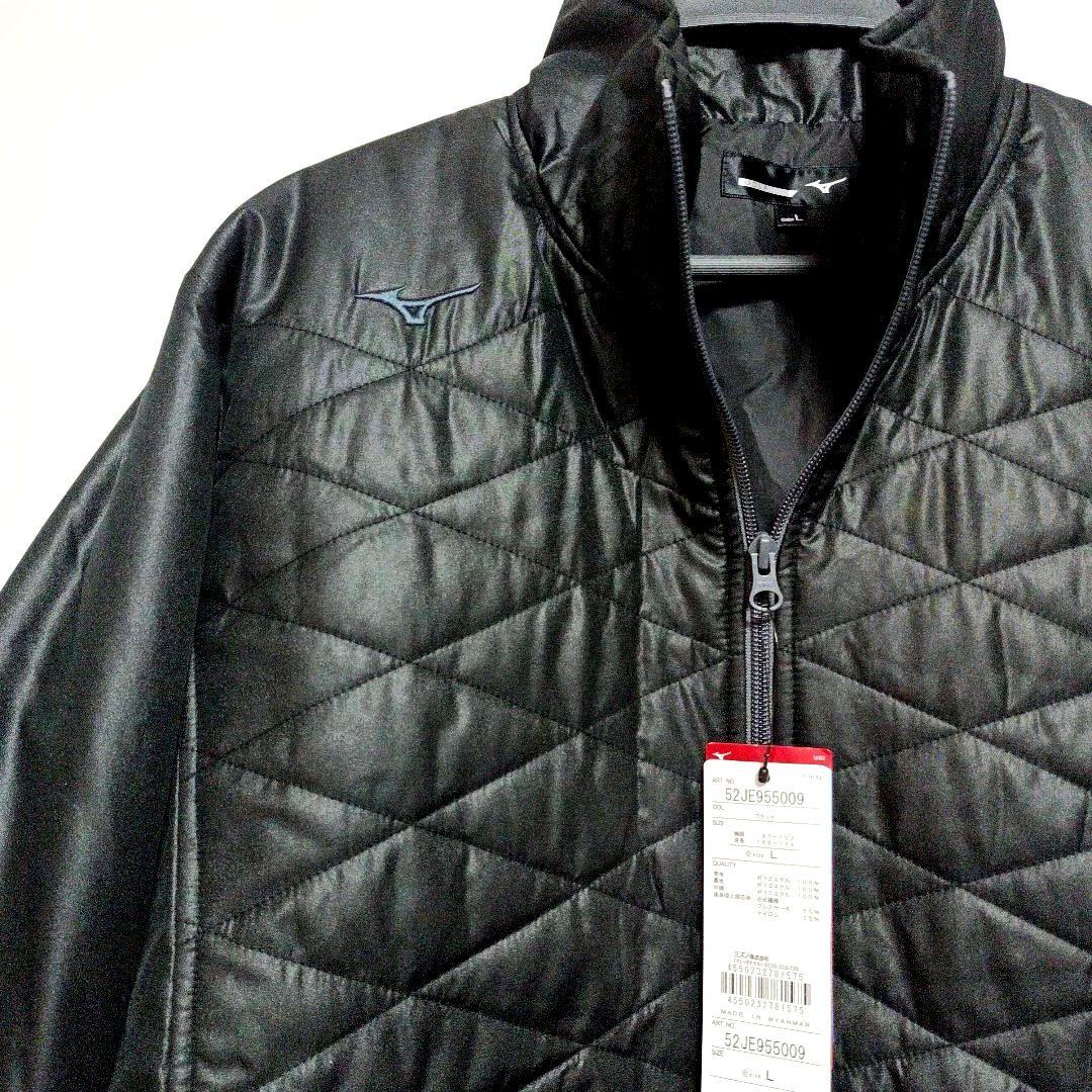 新品 タグ付き ミズノ ゴルフウェア ブレスサーモ中綿キルティングジャケット L
