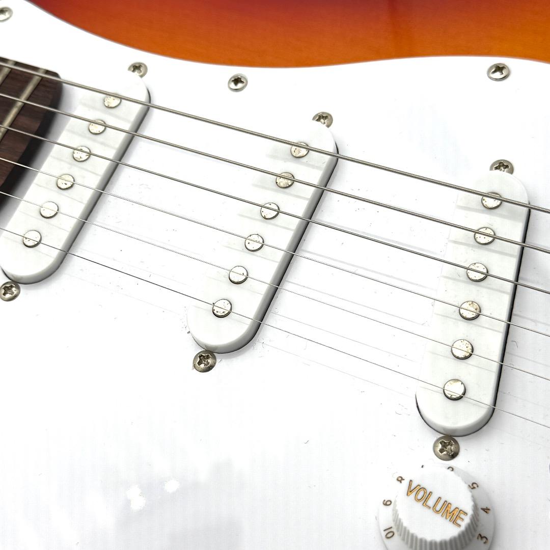 【左利き】Legend サンバースト エレキギター レフティ ストラトキャスター