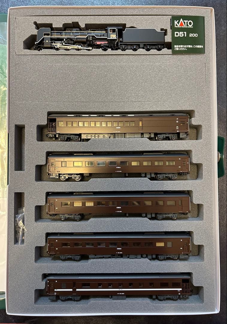 KATO 10-1499 D51 200＋35系SL「やまぐち」号　6両セット