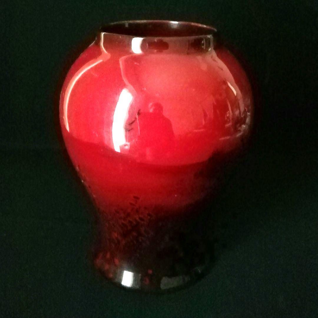 ロイヤルドルトン　フランベ②　花瓶　 　英国アンティーク