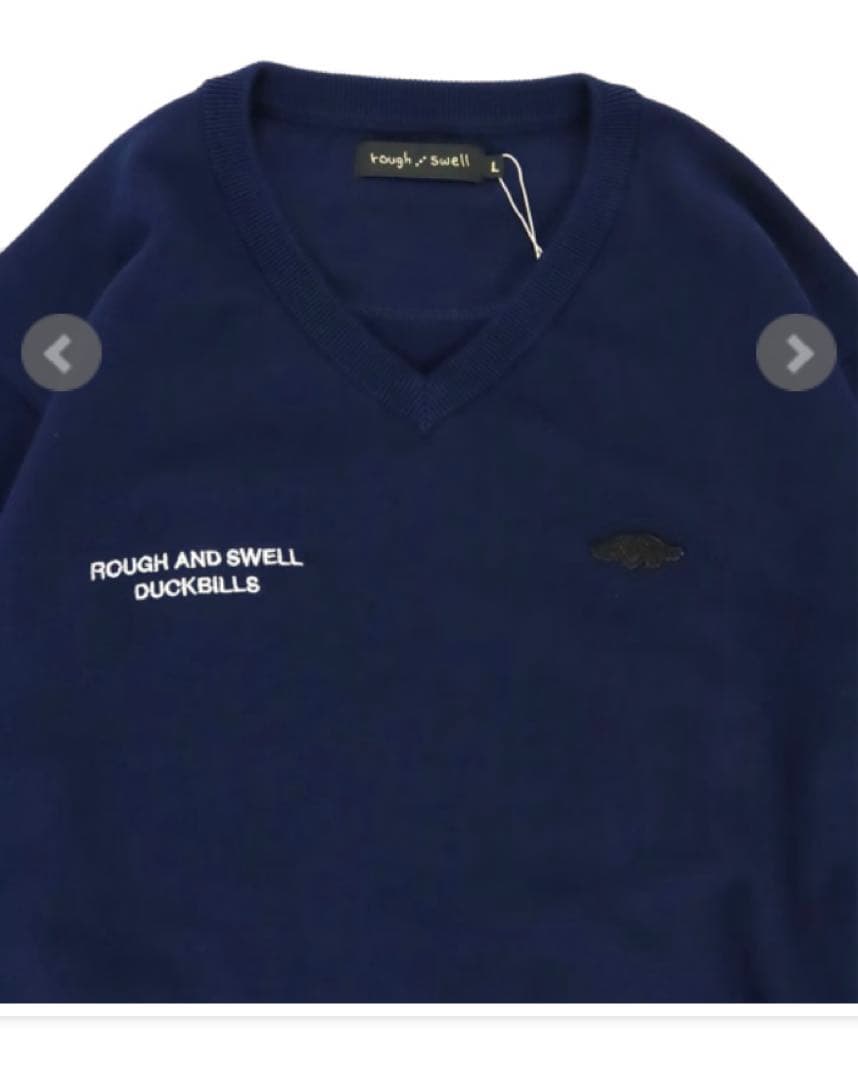 rough&swell Vネックセーター L