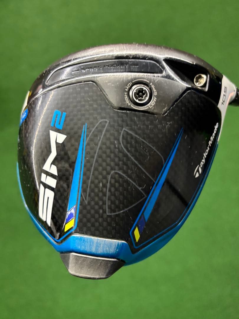★名器★TaylorMade SIM2ドライバー10.5°(シャフト・カバー付)