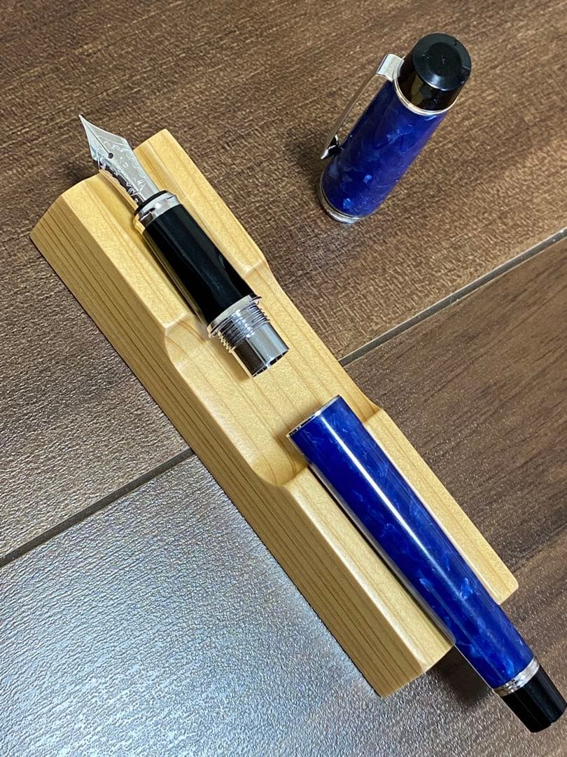 《*え様 パイロット カスタムレガンス89S 万年筆 ブルー　F細字