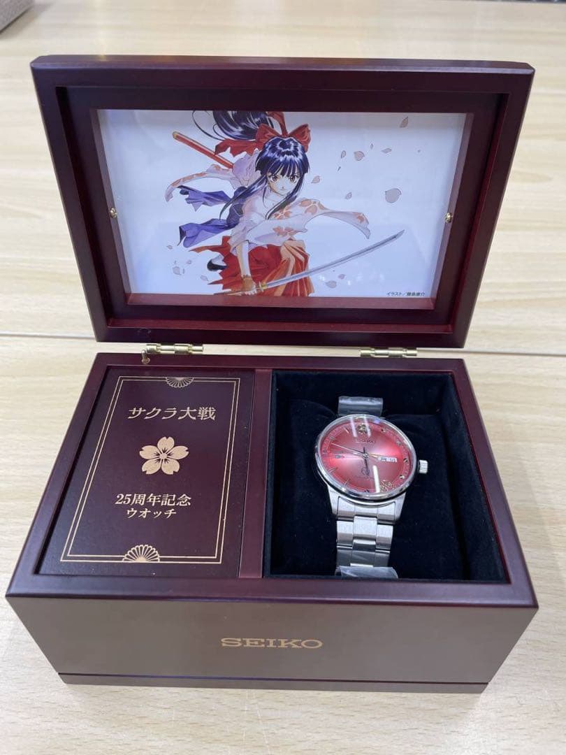 サクラ大戦 ×セイコー25周年記念オフィシャルウォッチ　世界限定2500個