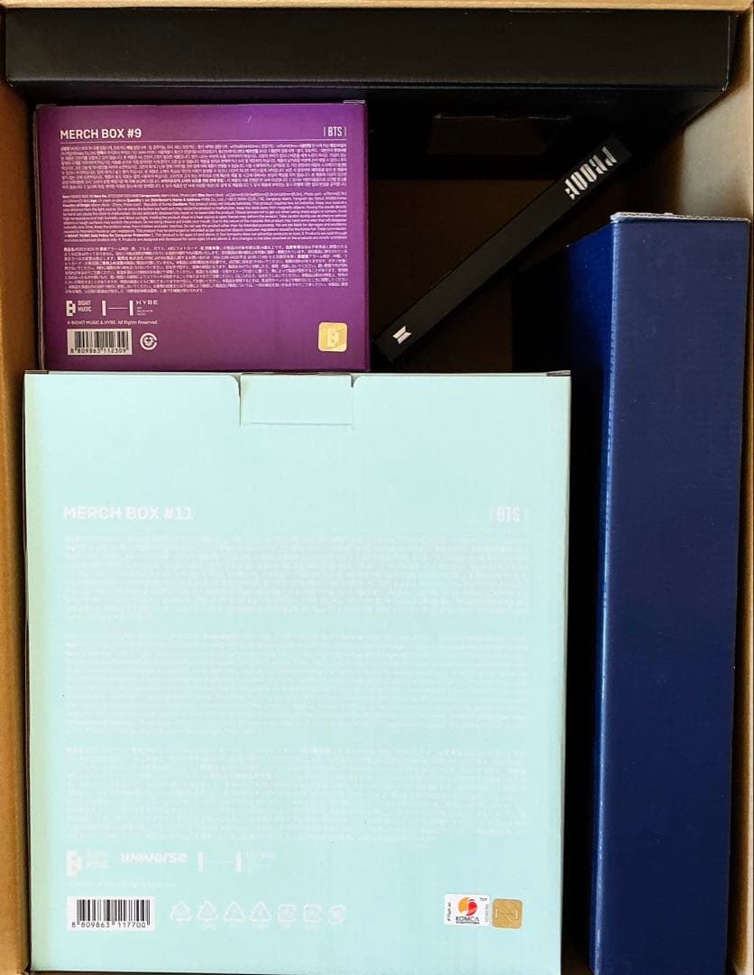 ５点BTS MERCH BOX#９　 #１１　メンバーシップキット　PROOF