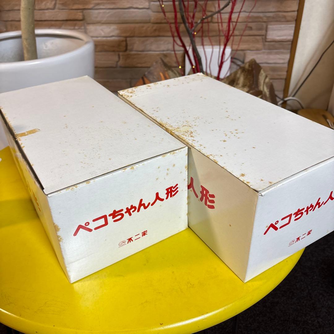 ペコちゃん フィギュア 3体セット　首振り　卓上ユニフォーム　まとめ売り