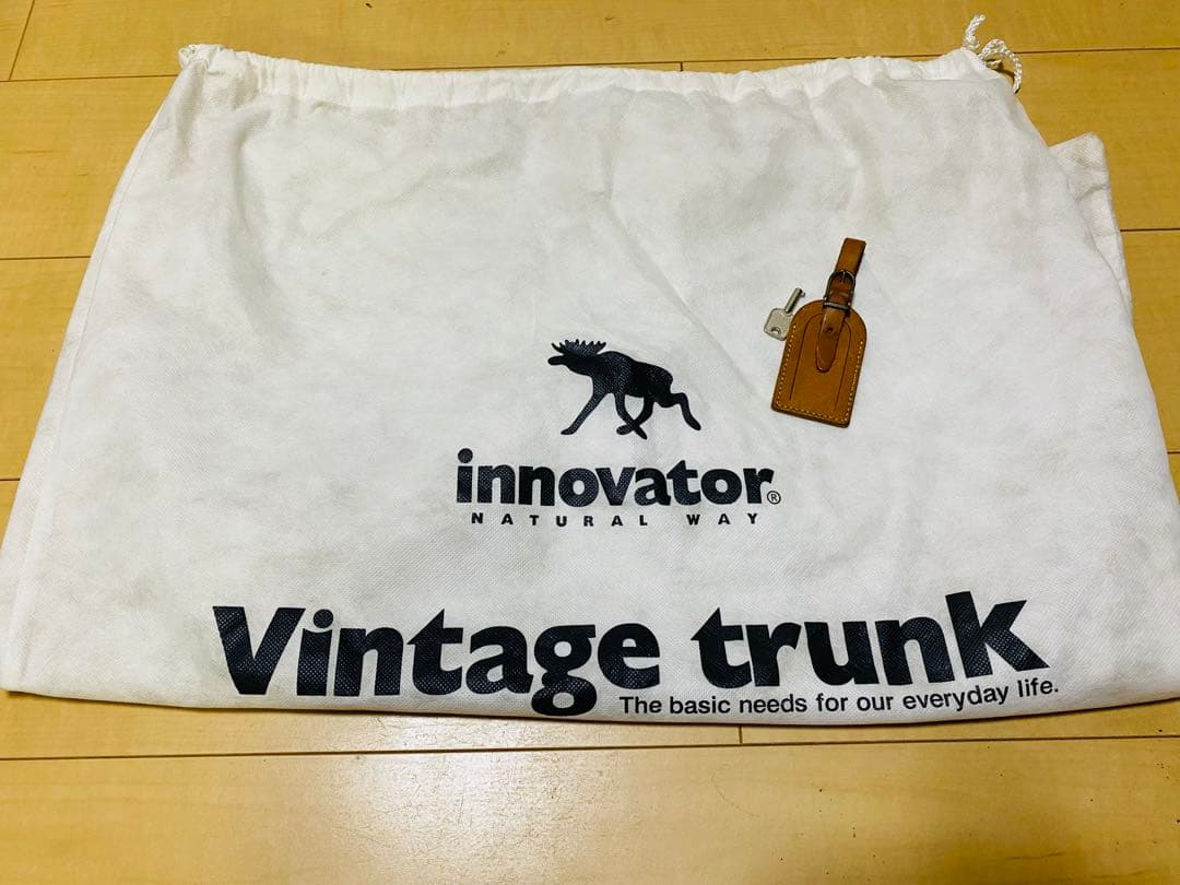 innovator 本革ビンテージトランク　機内持込OKサイズ