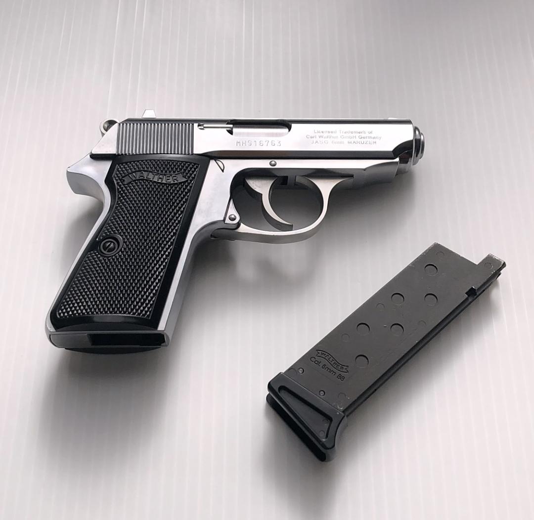 【美品】マルゼン　ワルサーPPK/sGBB　ムービープロップ　動作確認済み