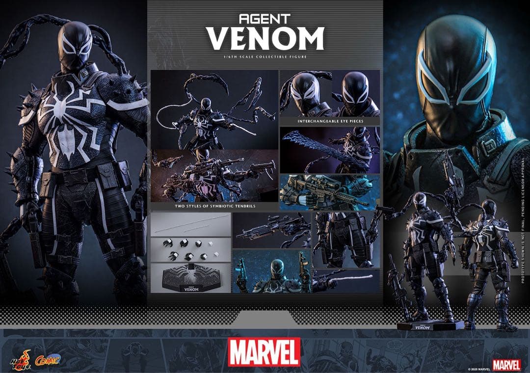 ホットトイズ CMS025 Agent Venom 1/6エージェント・ヴェノム