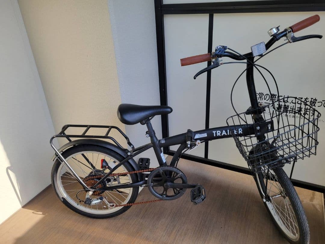 TRAILER 折りたたみ自転車 前バスケット付き