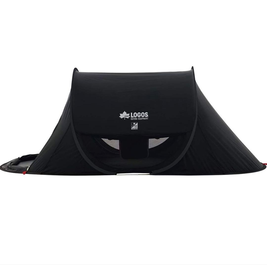 LOGOS(ロゴス)UV ワンタッチテント ポップアップテント ブラック 黒
