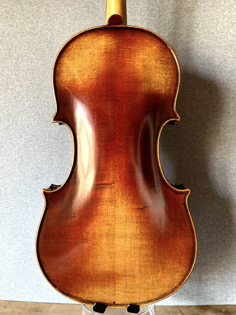 バイオリン本体 ブラウン 木製 アーチ型　4/4