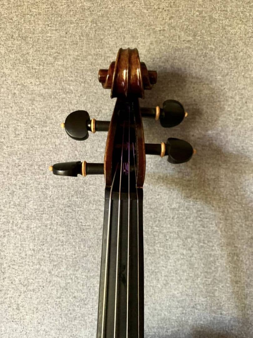 バイオリン本体 ブラウン 木製 アーチ型　4/4
