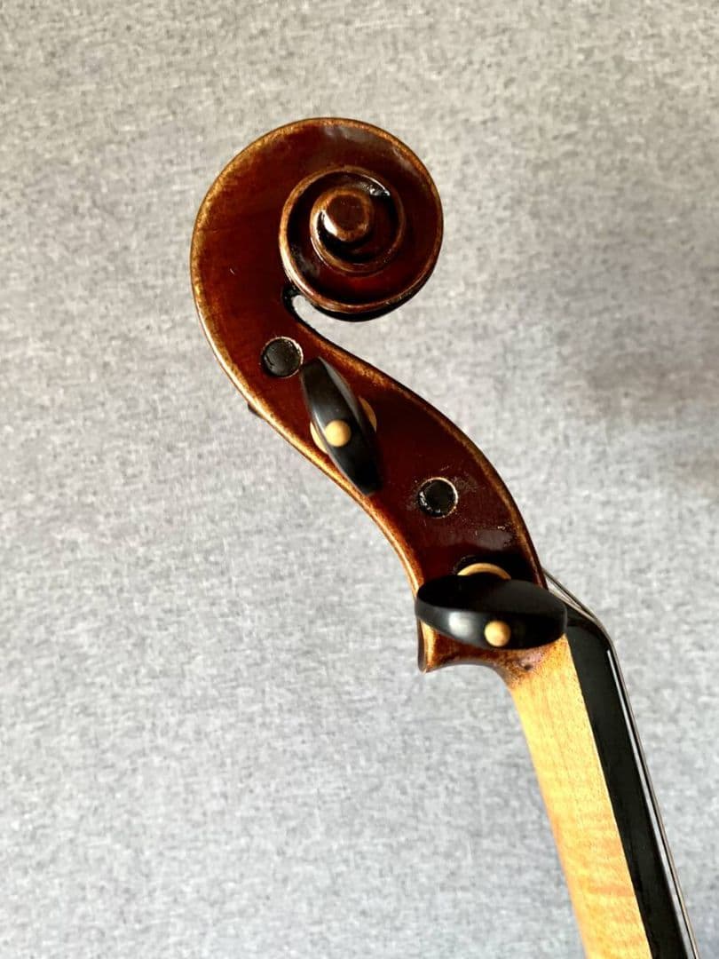 バイオリン本体 ブラウン 木製 アーチ型　4/4