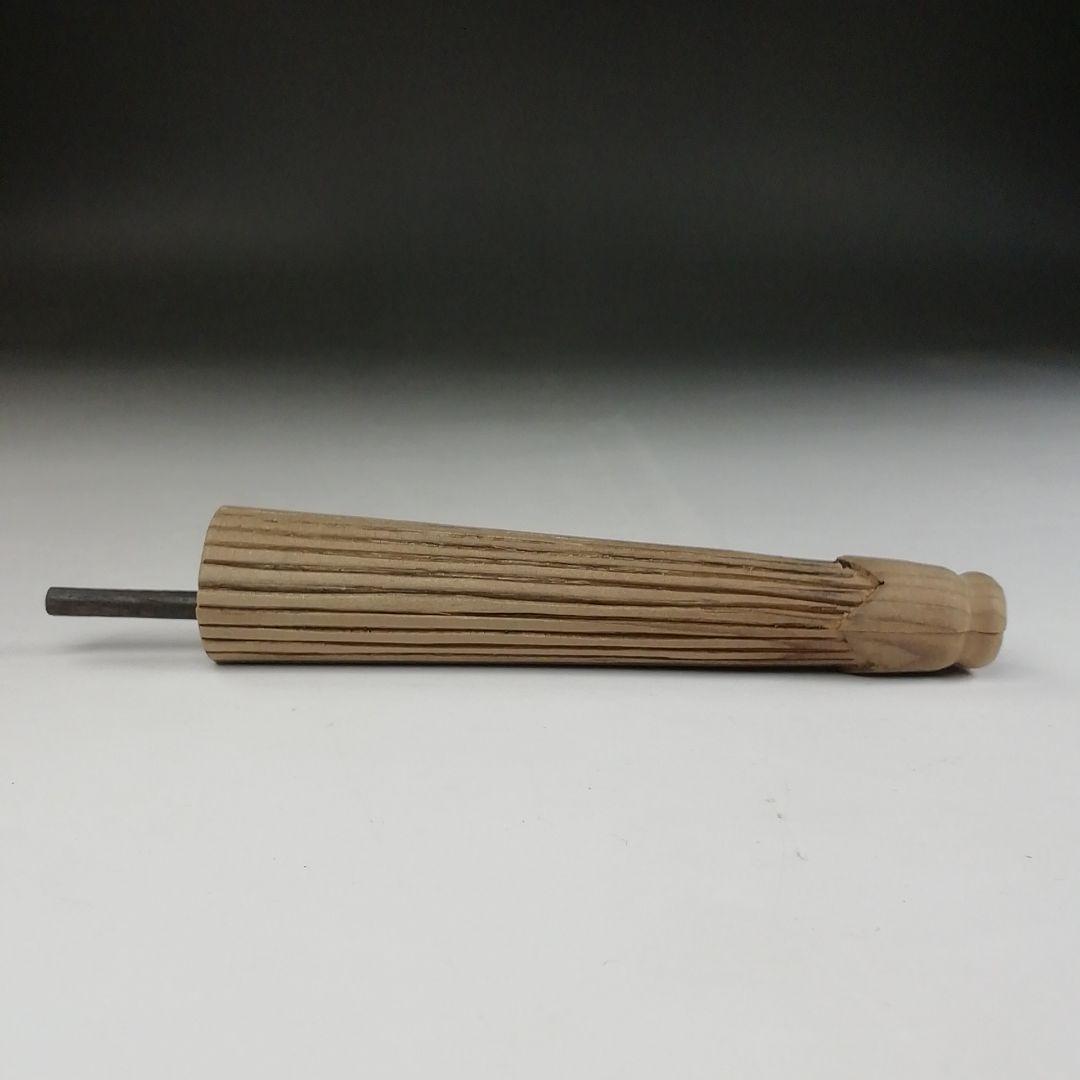 Ｔ８３７　香合　『神代杉　傘香合』『畑幸春 作』　共箱　茶道具