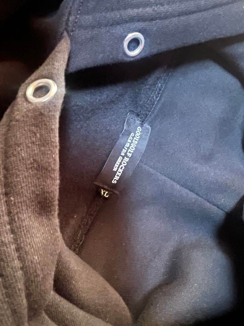 GOOLD GOLF ROCKERS OG LOGO HOODIE XL 黒