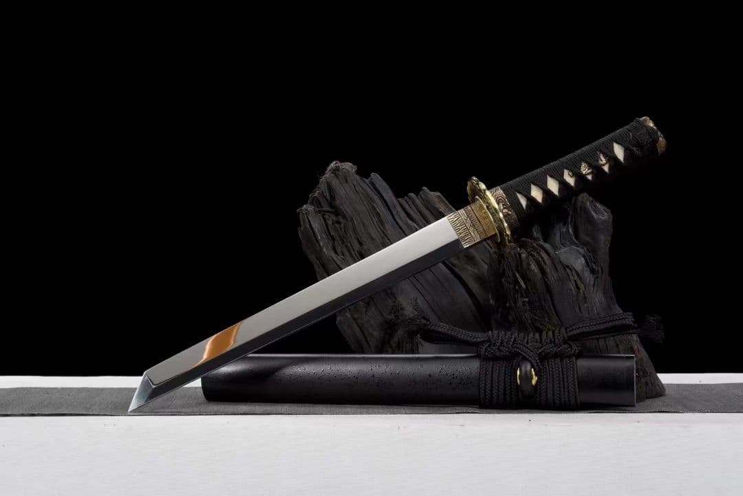 12寸銅装鋒鋼鏡面唐刀『断夢』武具　刀装具　日本刀　模造刀 居合刀