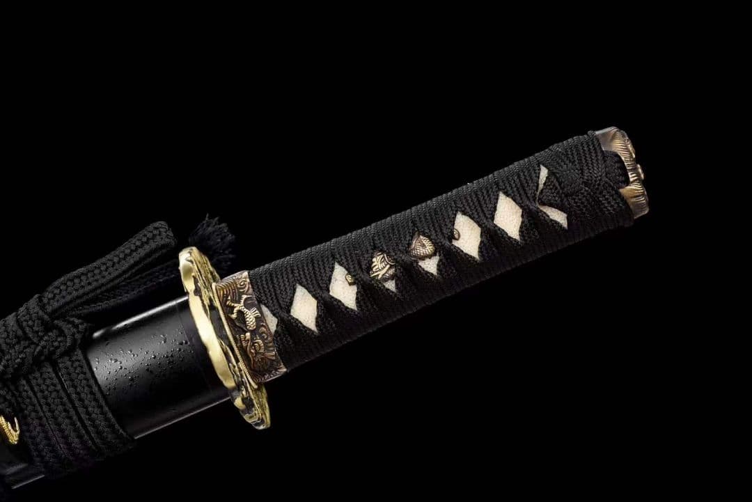 12寸銅装鋒鋼鏡面唐刀『断夢』武具　刀装具　日本刀　模造刀 居合刀