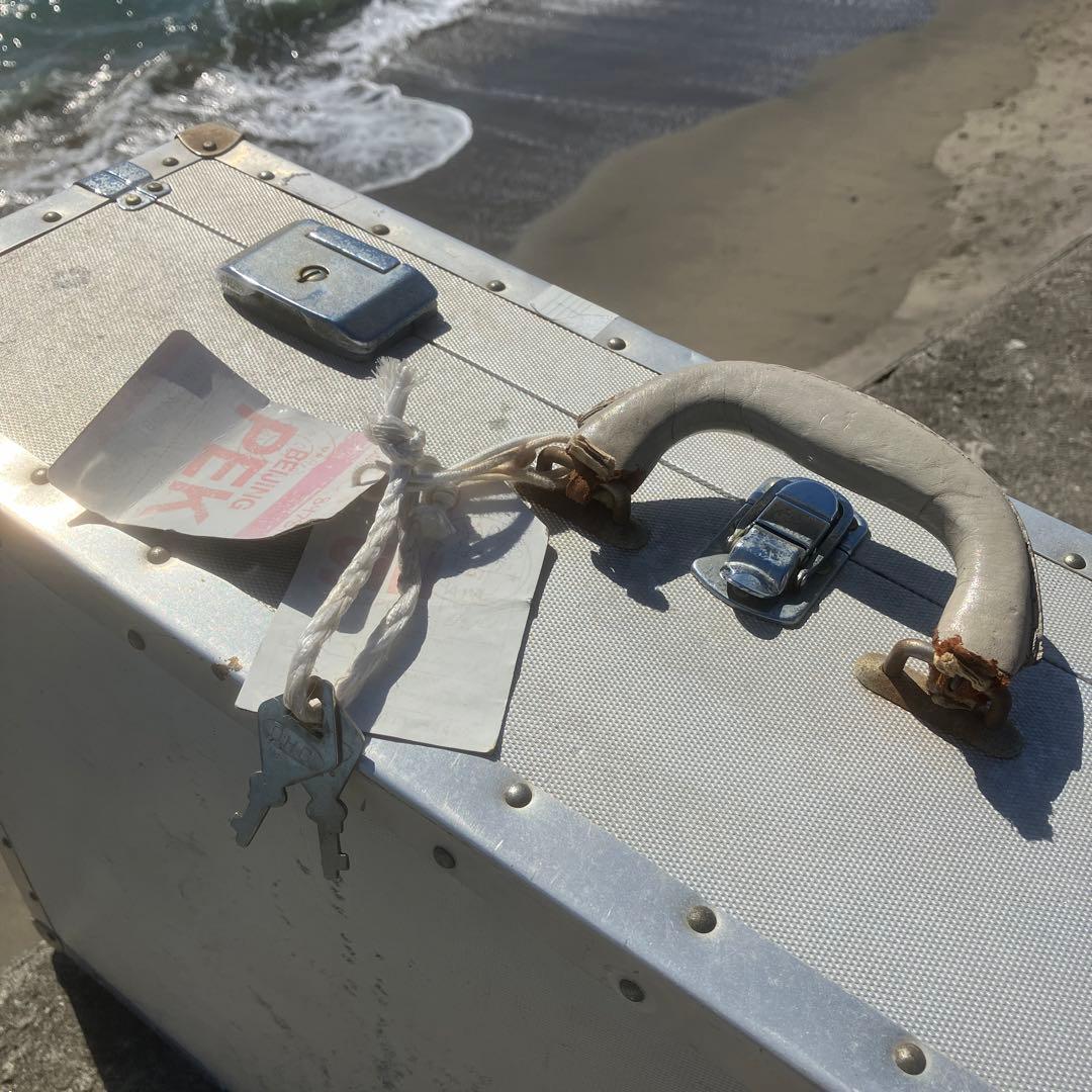 ビンテージ　アルミトランク