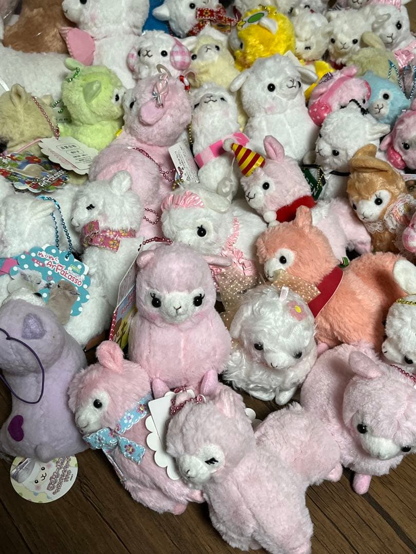 アルパカッソ＆ベイビーアルパカッソ　ぬいぐるみ＆ポーチ＆小物れ　大量セット