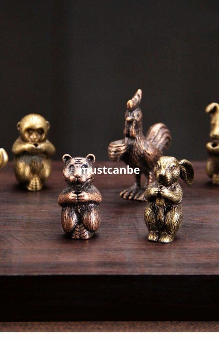 銅 細工 十二支 茶寵 線香挿 香託 香座 薫香炉 装飾品 工芸品 置物