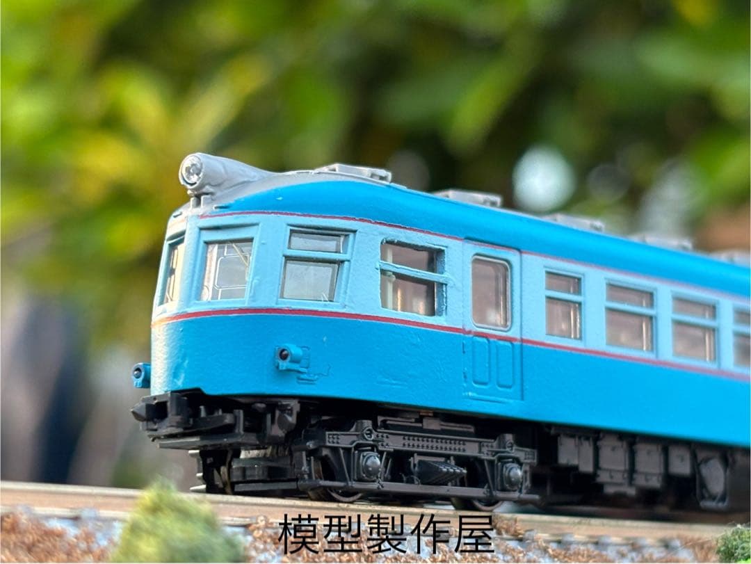 広窓流電モハ52 アイスキャンディー色　KATO改造　4両セット　他サイト出品中
