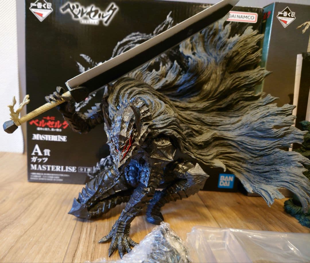 一番くじ ベルセルク 運命に抗う、黒い剣士 A賞 ガッツ B賞 ドラゴンころし