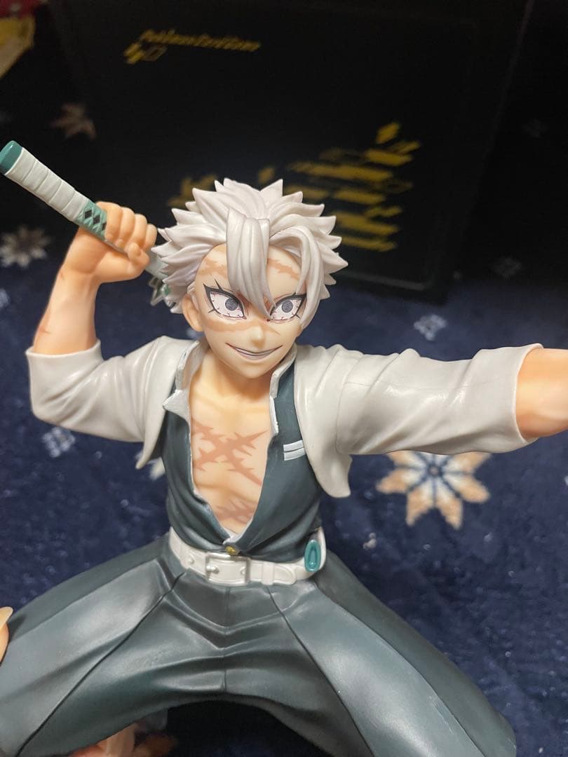 美品】一番くじ 鬼滅の刃 柱稽古　フィギュア　不死川実弥 伊黒小芭内 冨岡義勇