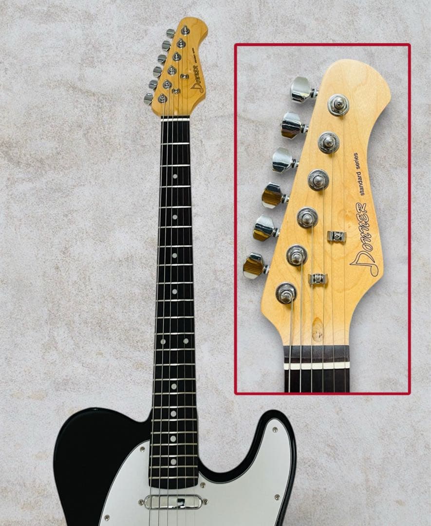 （新品同様）Donner テレキャスター ブラック色