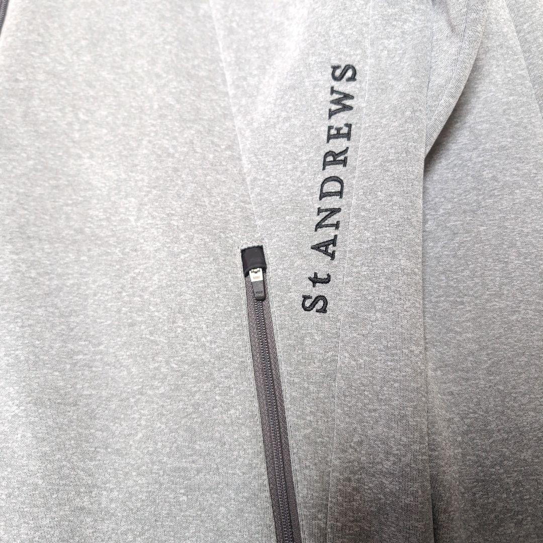 未使用級　セントアンドリュース　ジップジャケット　ブルゾン　ジャージ　グレー