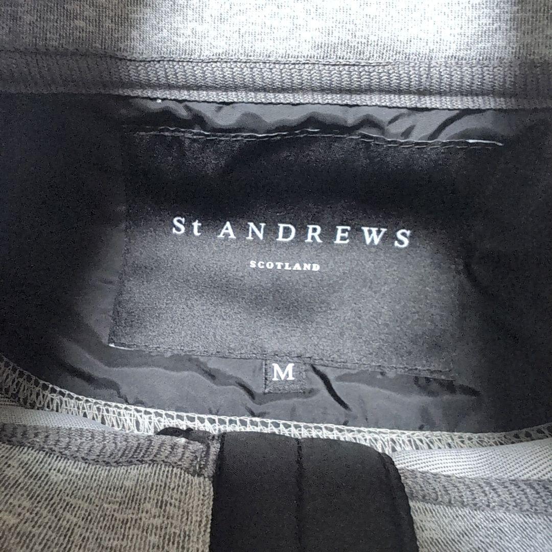 未使用級　セントアンドリュース　ジップジャケット　ブルゾン　ジャージ　グレー