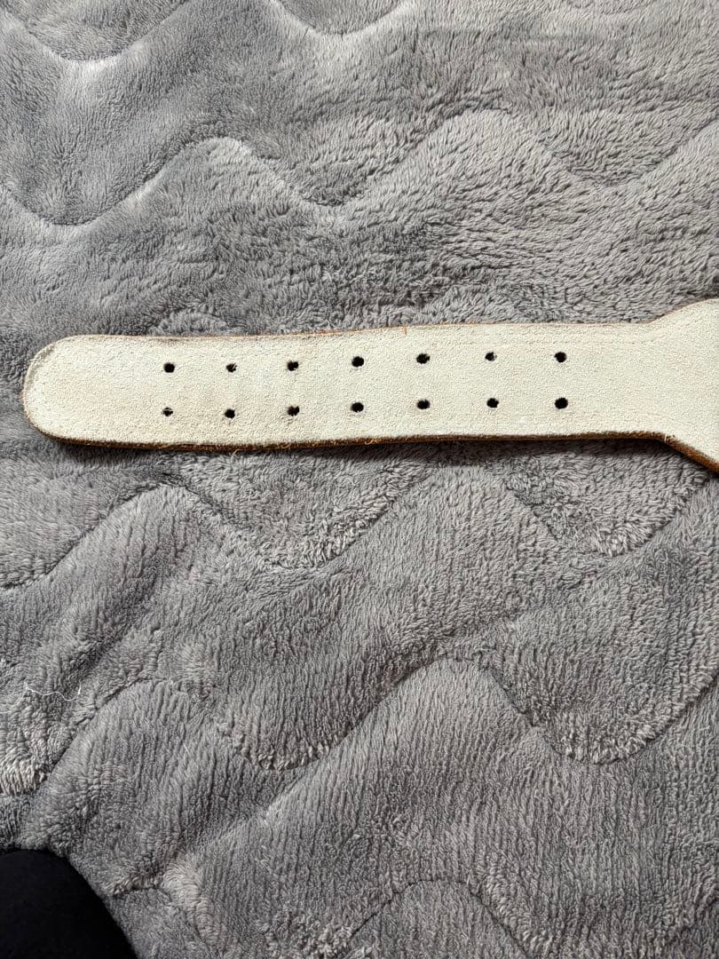 GOLD'S GYM レザー ベルト EX ブラウン Sサイズ