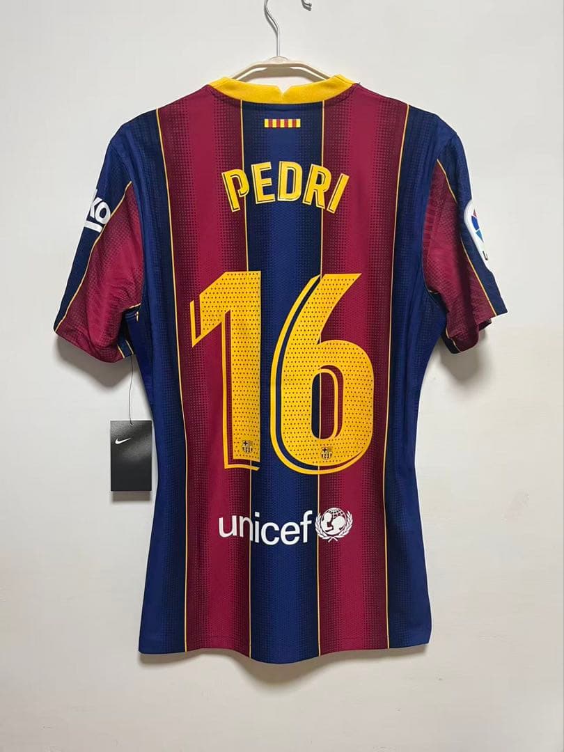 選手支給品FC Barcelona 20-21 PEDRI レプリカ 16番 M