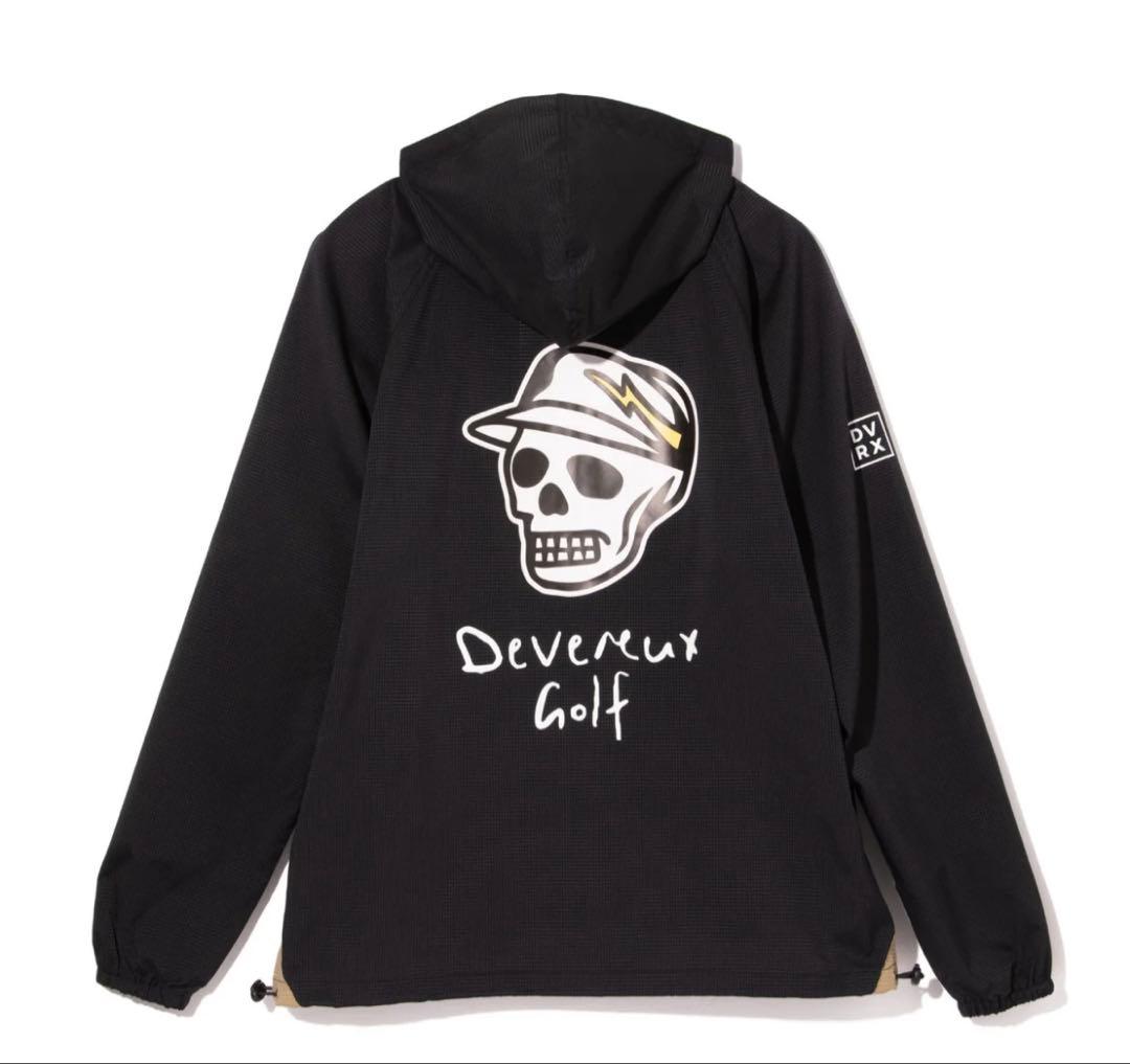 新品未使用【デヴァロー ゴルフ】 メンズ ドットエアーWRブルゾン ブラック Ｍ
