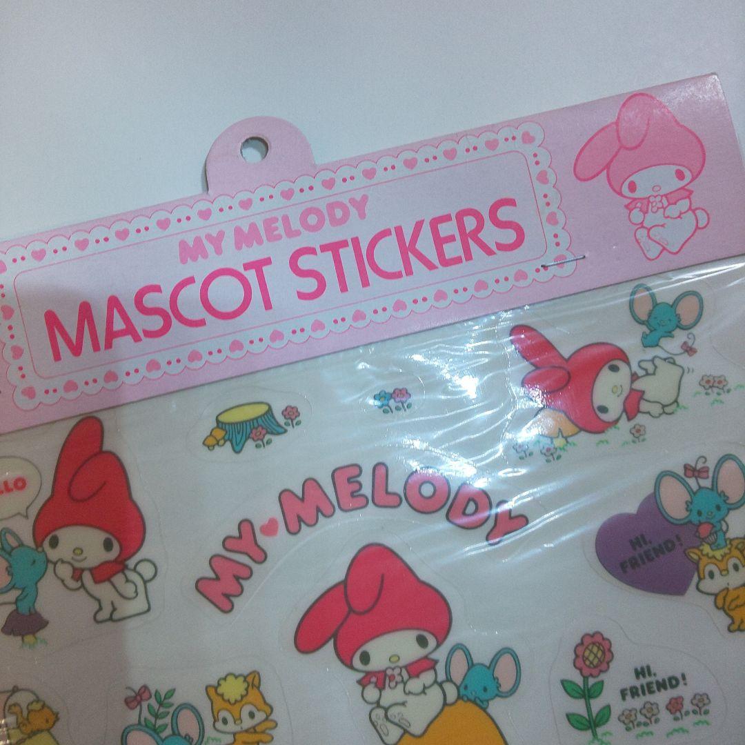 昭和レトロ 1976年 サンリオ マイメロディ シール 未開封