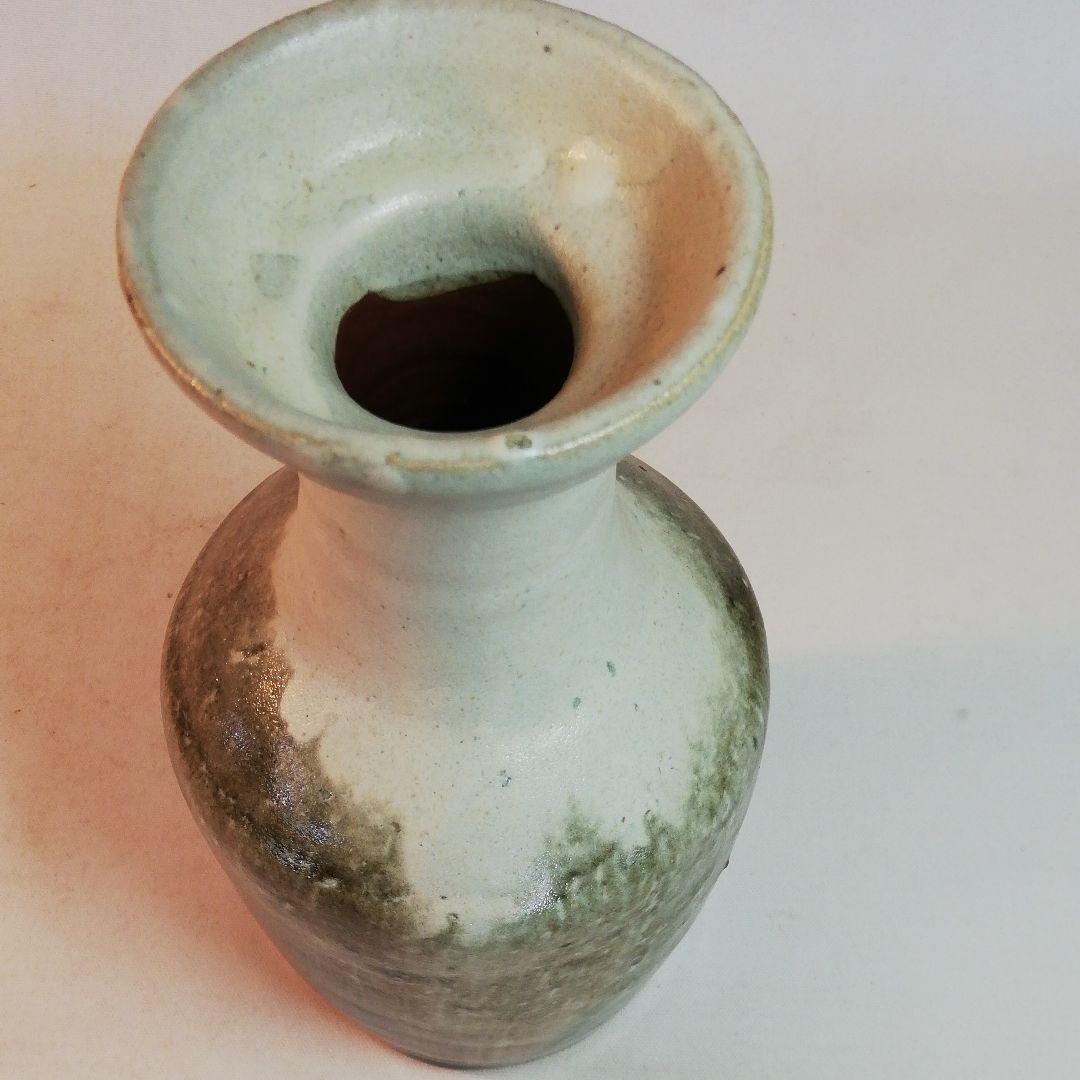 須藤武雄作、白黒掛合花瓶、